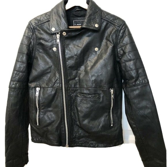 Topman Other - Topman Black Real Leather Jacket